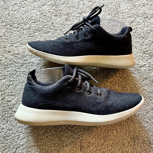 Allbirds Mens Size 8 Charcoal Wool Runners Athletic Running Sneakers NZ Merino - Picture 1 of 5